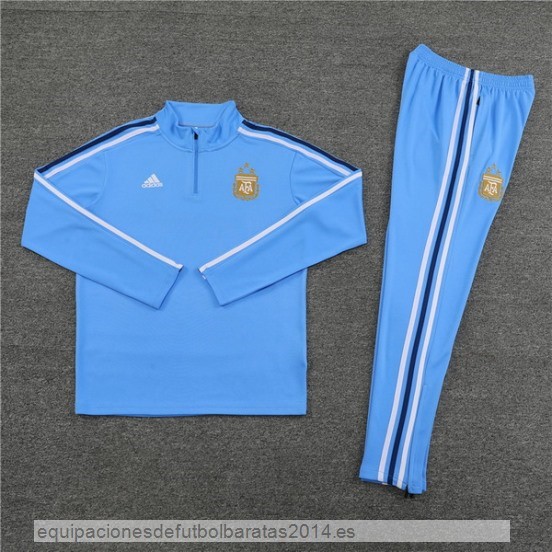 Nuevo Conjunto Completo Sudadera Entrenamiento Argentina 2023 I Azul Baratas